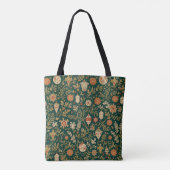 Vintage Christmas Pattern - Tote Bag (Achterkant)