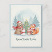 Vintage Christmas Postcard Briefkaart (Voorkant)