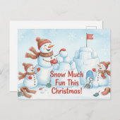 Vintage Christmas Postcard Briefkaart (Voorkant / Achterkant)