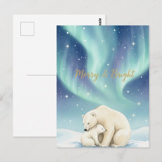 Vintage Christmas Postcard Briefkaart (Voorkant / Achterkant)