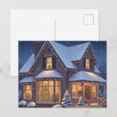 Vintage Christmas Postcard Briefkaart (Voorkant / Achterkant)