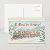 Vintage Christmas Postcard Briefkaart (Voorkant / Achterkant)