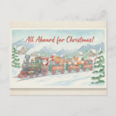 Vintage Christmas Postcard Briefkaart (Voorkant)