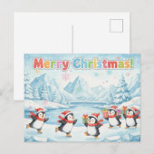 Vintage Christmas Postcard Briefkaart (Voorkant / Achterkant)