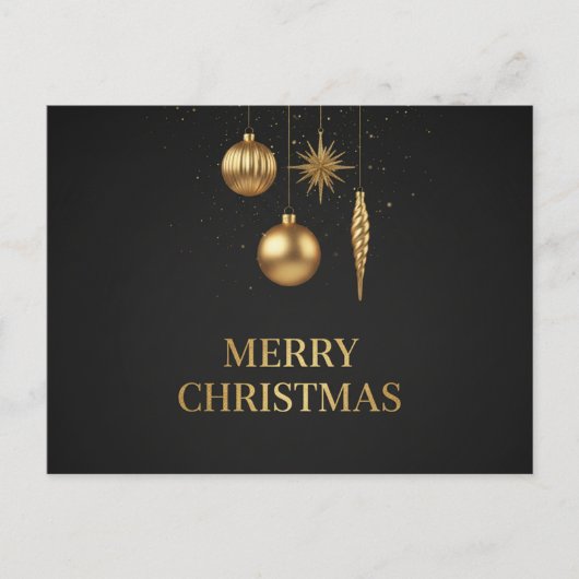 Vintage Christmas Postcard Briefkaart (Voorkant)