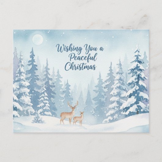 Vintage Christmas Postcard Briefkaart (Voorkant)