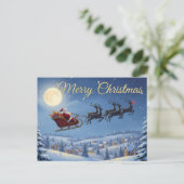 Vintage Christmas Postcard Briefkaart (Staand voorkant)
