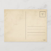 Vintage Christmas Postcard Feestdagenkaart (Achterkant)