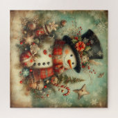 Vintage Christmas Puzzle Legpuzzel (Horizontaal)