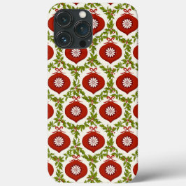Vintage Christmas - Retro Glass Ball Case-Mate iPhone Case