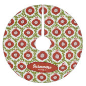 Vintage Christmas - Retro Glass Ball Kerstboom Rok (Voorkant)