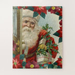 Vintage Christmas Santa Claus Holding Gifts Legpuzzel<br><div class="desc">In de puzzle of a vintage Christmas Santa Claus holdings gifts for Alzheimer's and Dementia Patito enjoy! Also available are larger pieces of the same puzzle as well as more challenging puzzles with larger puzzle piece counts. Get one today.</div>