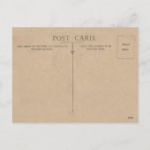 Vintage Christmas Santa Illustration 1909 Feestdagenkaart (Achterkant)