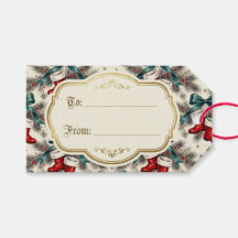 Vintage Christmas Santa’s Boots & Bows