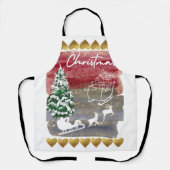 Vintage Christmas  Schort (Voorkant)