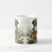 Vintage Christmas Snowman Koffiemok (Center)