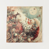 Vintage Christmas Tapestry Wandkleed (Voorkant (horizontaal))