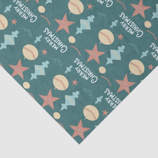 Vintage Christmas Tissuepapier (Detail)