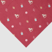 Vintage Christmas Toys  Tissuepapier (Detail)