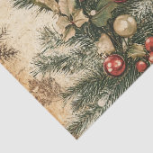Vintage Christmas Tree & Ornament (3) Tissuepapier (Detail)