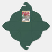 Vintage Christmas trees  Bedankdoosjes (Ongevouwen)