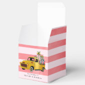 Vintage Christmas Truck Wedding Bedankdoosjes (Geopend)