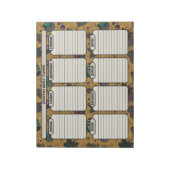 Vintage Christmas Weekly Planner scheur weg Notitieblok (Linkerzijde)