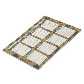 Vintage Christmas Weekly Planner scheur weg Notitieblok (Schuin)