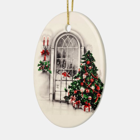 Vintage Christmas Window Lights Ornament (Links)