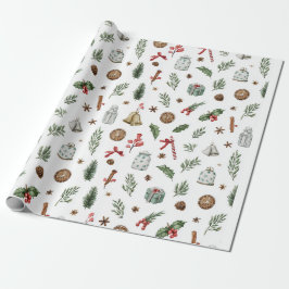 Vintage Christmas Wrapping Paper Cadeaupapier