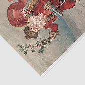 Vintage Christmas Yule Holiday Tissuepapier (Detail)