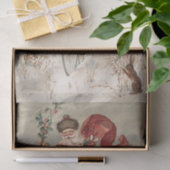 Vintage Christmas Yule Holiday Tissuepapier (Geschenk)