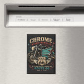 Vintage Chrome Highway Centennial Route 66 Magneet (Insitu (Vaatwasser))