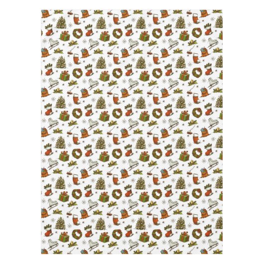 Vintage Chrsitmas Tafelkleed (Voorkant)