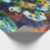 Vintage Chrysanthema van Pierre-Auguste Renoir Cadeaupapier (Hoek)