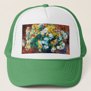 Vintage Chrysanthema van Pierre-Auguste Renoir Trucker Pet