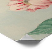 VINTAGE CHRYSANTHEMUM BOTANISCHE BLOEM POSTER (Hoek)