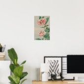 VINTAGE CHRYSANTHEMUM BOTANISCHE BLOEM POSTER (Thuiskantoor)