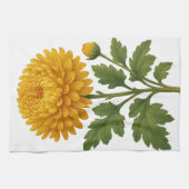 Vintage Chrysanthemum Theedoek (Horizontaal)