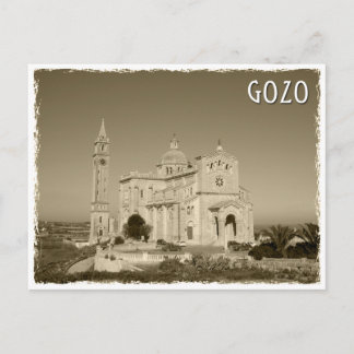 Vintage church at Gozo, Malta Briefkaart