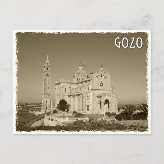 Vintage church at Gozo, Malta Briefkaart (Voorkant)
