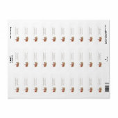 Vintage Church Bible Verse Autumn  Etiket (Full Sheet)