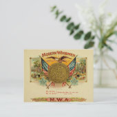 Vintage Cigar Box Label Briefkaart 88 (Staand voorkant)