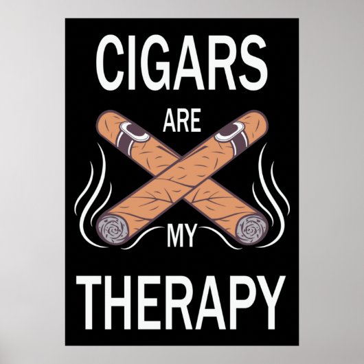 Vintage Cigar Poster (Voorkant)