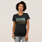 Vintage Cincinnati Skyline T-shirt (Voorkant volledig)