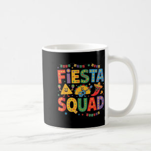 Vintage cinco de mayo Mexicaanse feest squad vrouw Koffiemok