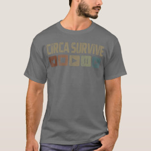 Vintage Circas Survive Retro Cassette Rock 2010s M T-shirt