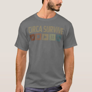 Vintage Circas Survive Retro Cassette Rock 2010s M T-shirt
