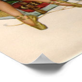 Vintage Circus Babe Poster (Hoek)