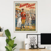 Vintage: circus Barnum & Bailey - Poster (Thuiskantoor)